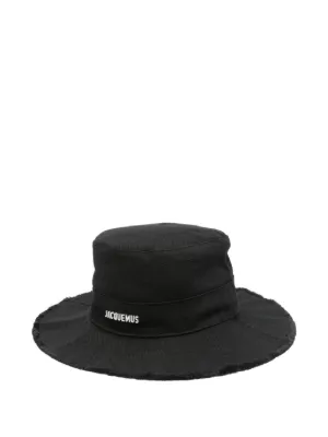 Acne Studios Faceエンブロイダリー バケットハット | ブラック