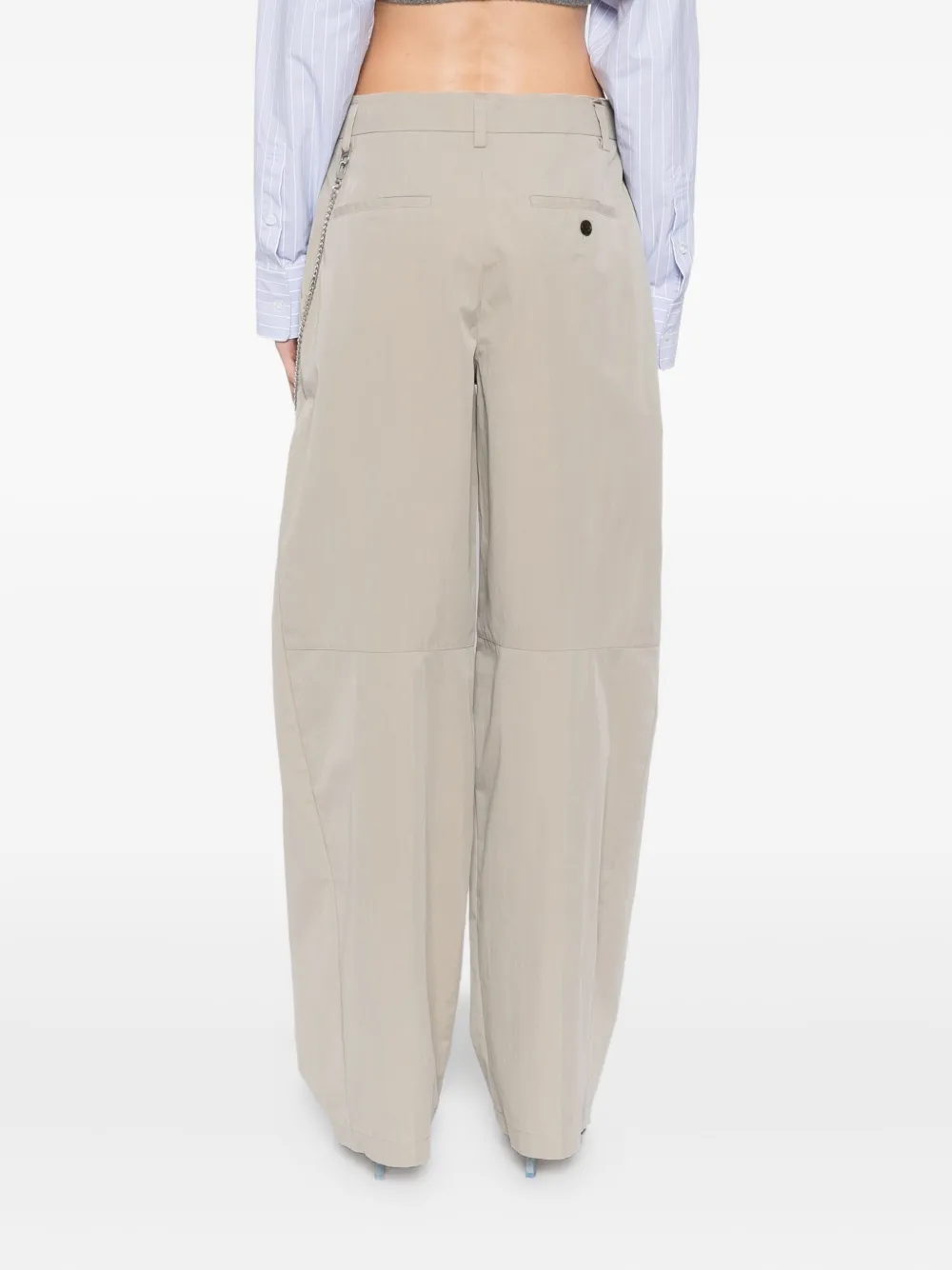 Alexander Wang Broek met ketting Beige