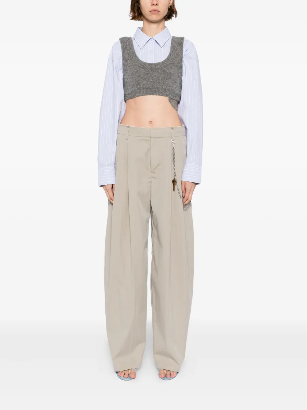 Alexander Wang Broek met ketting - Beige