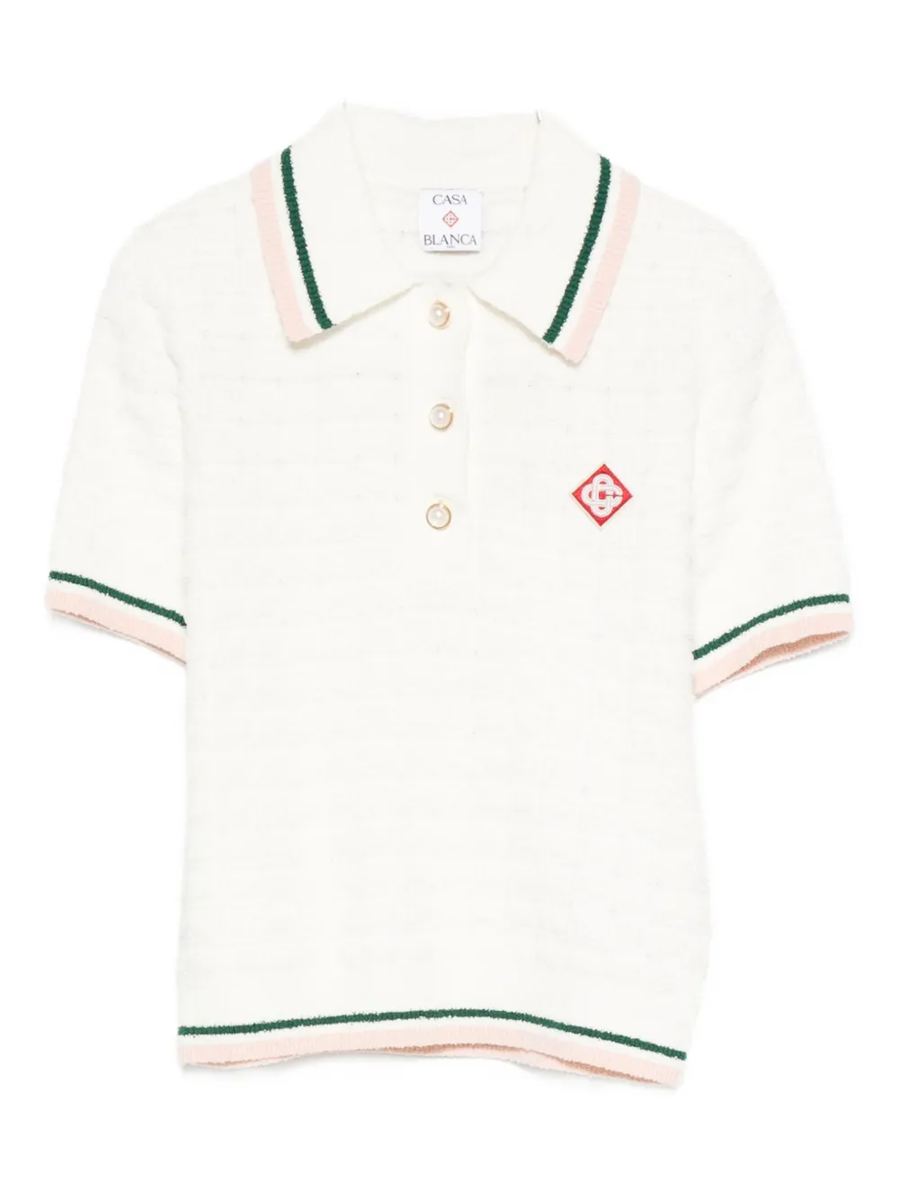 Casablanca Polojurk met textuur Wit