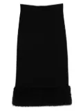 Moschino trimmed skirt - Black