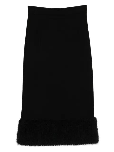 Moschino trimmed skirt
