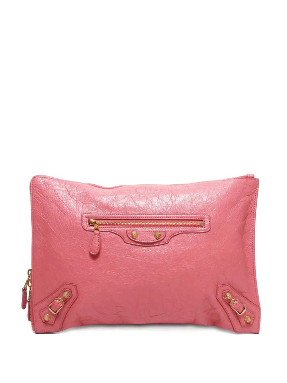 Balenciaga Pre-Owned 2010-2020s leather clutch bag | Pink | Image 1