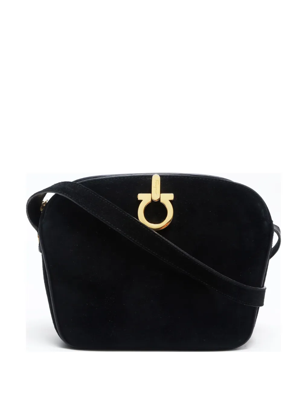 Pre-owned Ferragamo 1990-2010 Suede Shoulder Bag