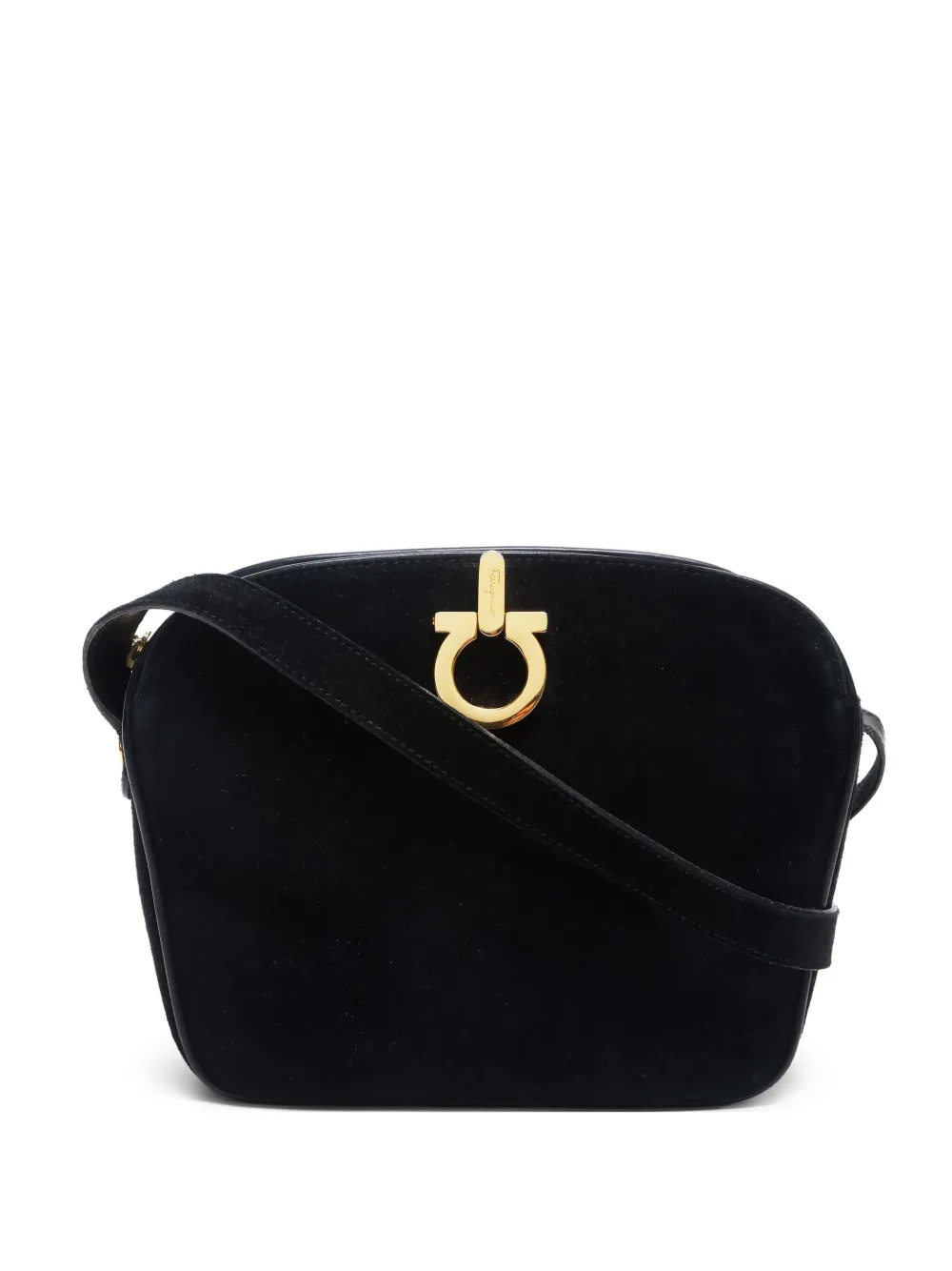Ferragamo Pre-Owned 1990-2010 suede shoulder bag | Black | Image 1