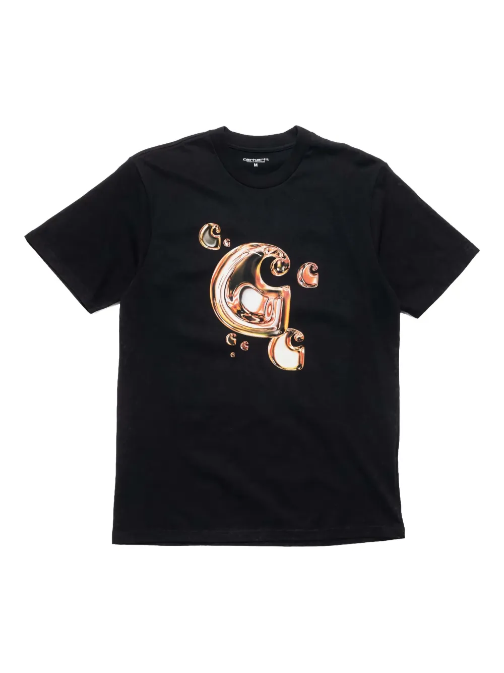 Carhartt WIP Solar Chrome T-shirt met C-logo Zwart