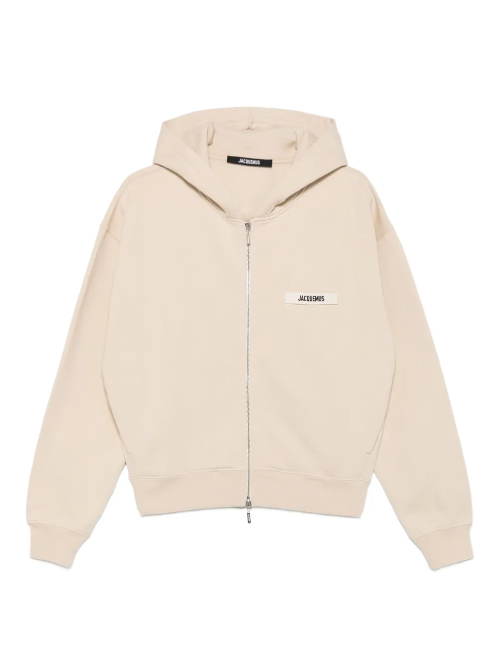 Jacquemus Le hoodie Gros Grain zippé hoodie | Neutrals | Image 1