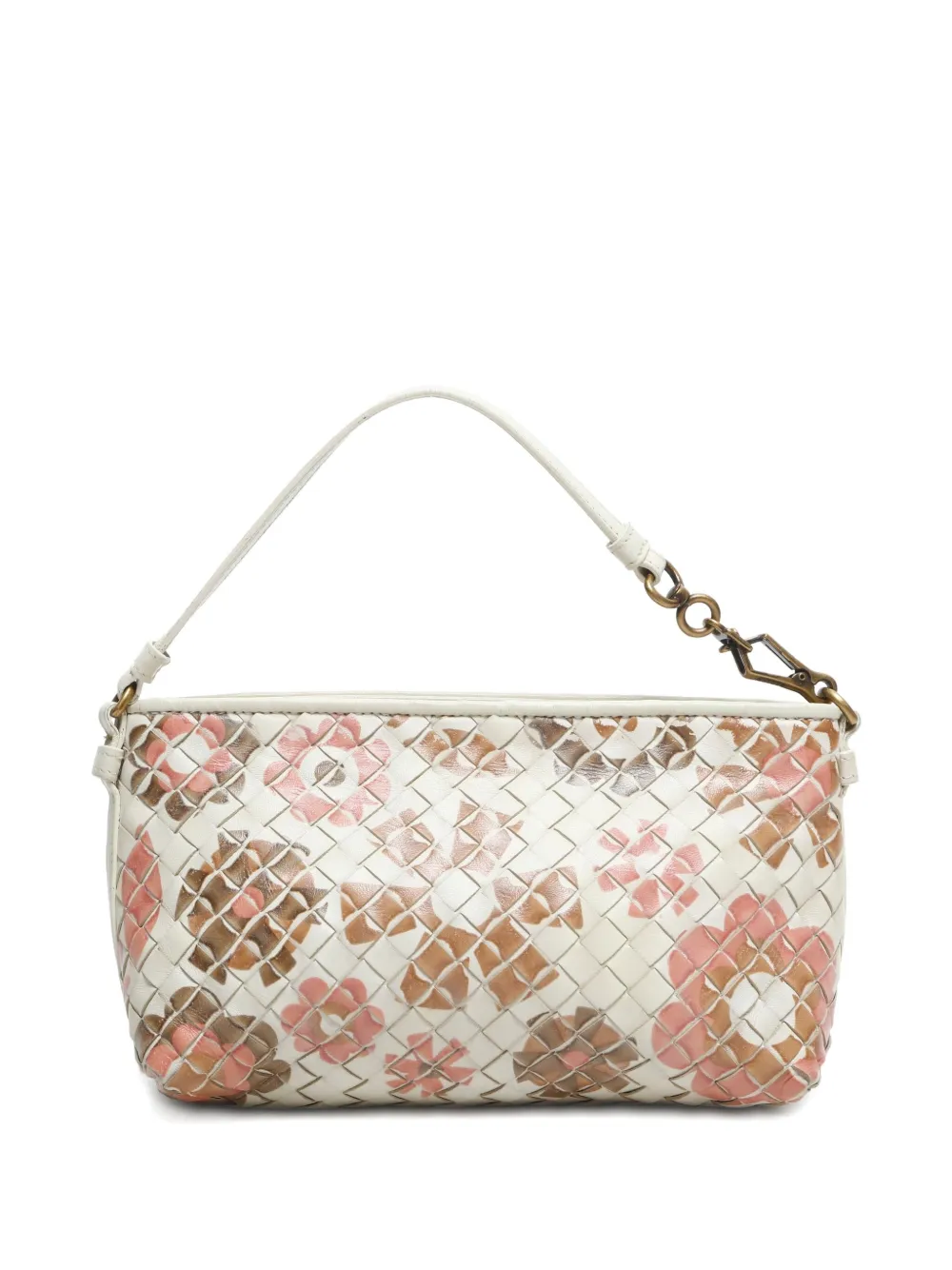 Bottega Veneta Pre-Owned 2007 Intrecciato floral-motif handbag | Pre-Owned | Image 2