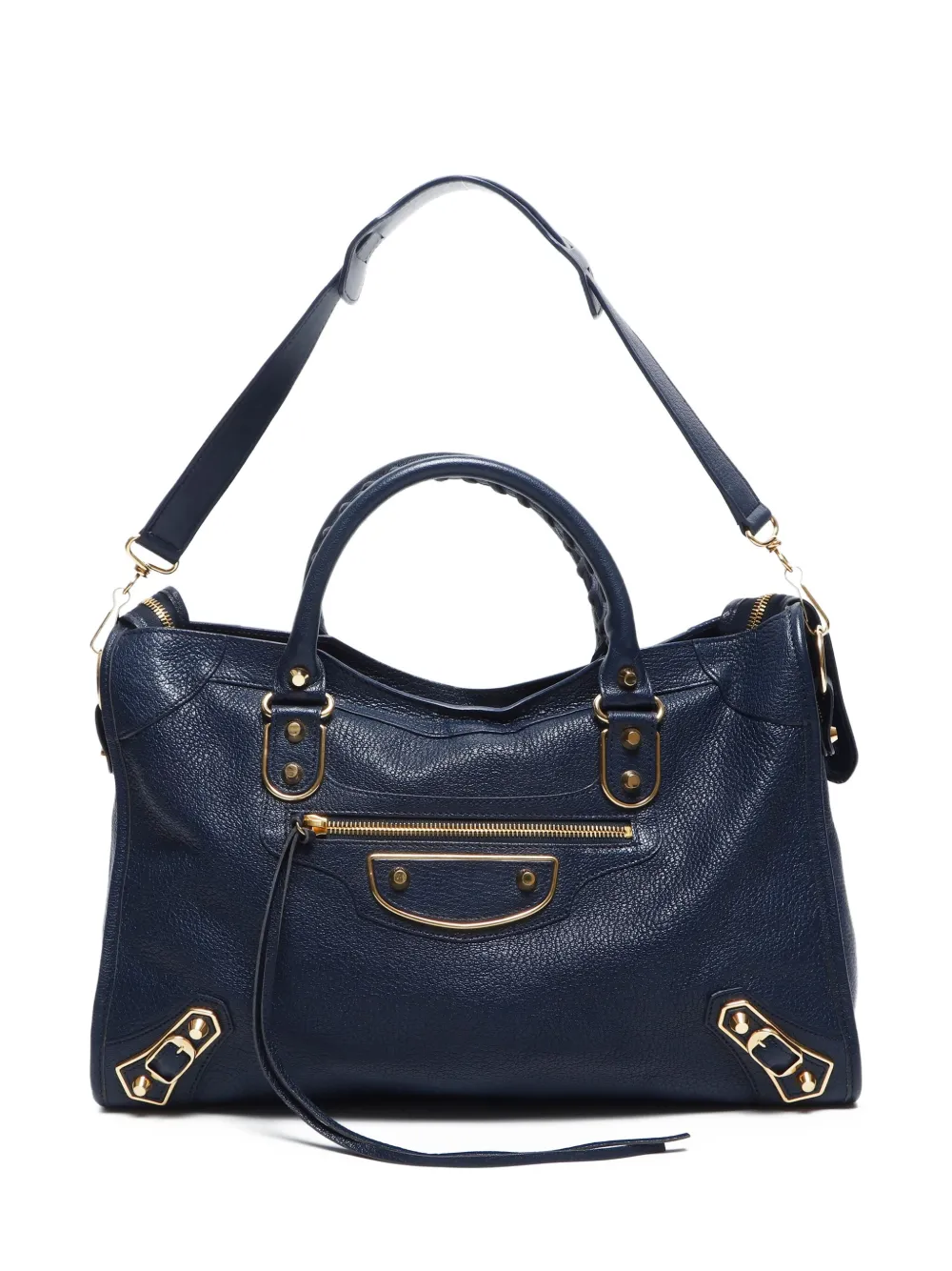 Balenciaga Pre-Owned 2010-2020 City metallic-edge tote bag | Blue | Image 1