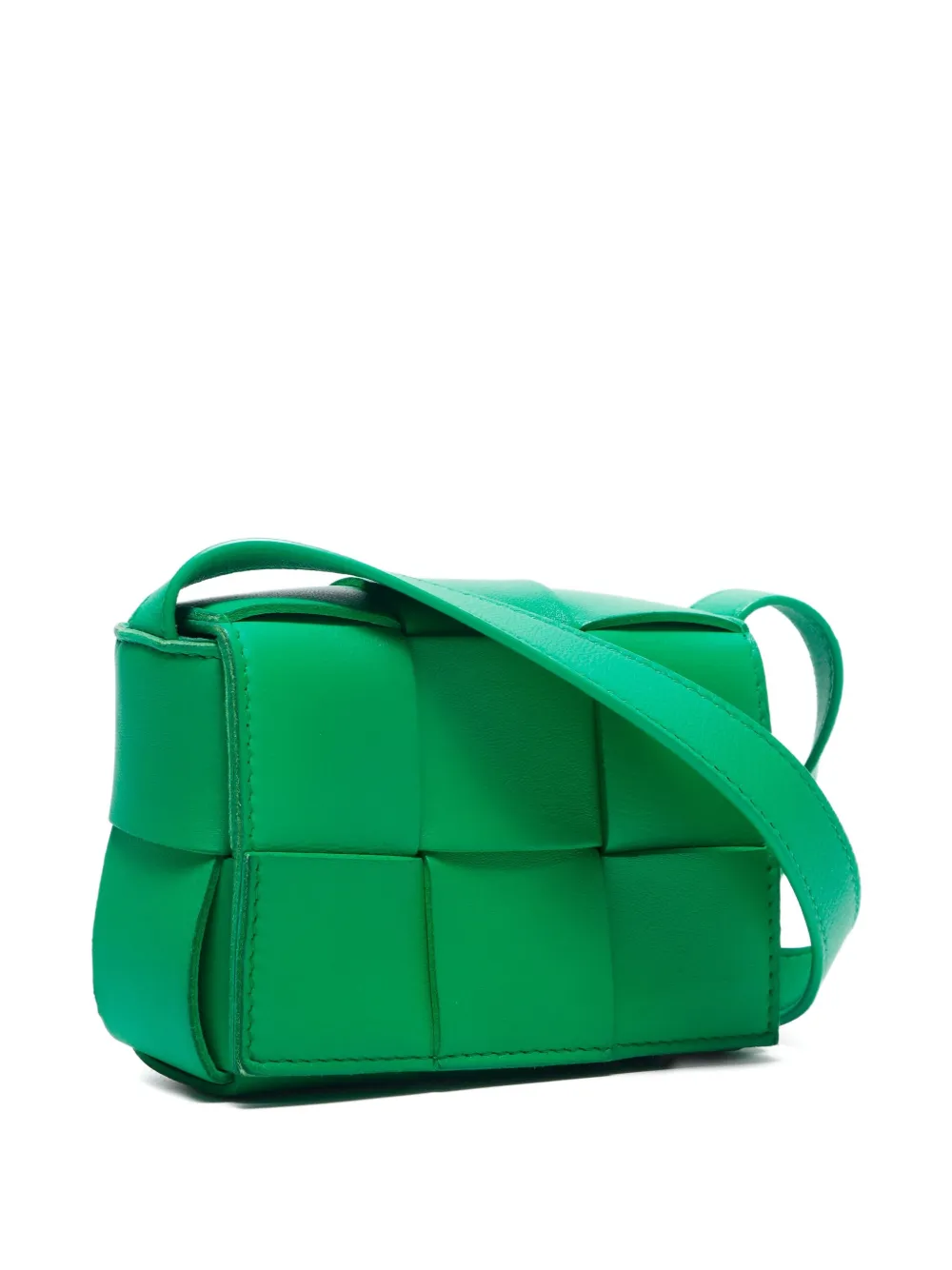 Pre-owned Bottega Veneta 2020-2025 Intrecciato Cassette Crossbody Bag