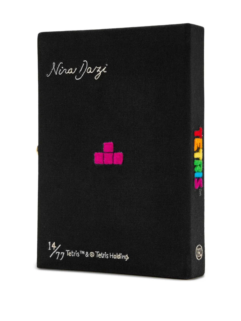 Olympia Le-Tan embroidered-tetris clutch bag | Image 2