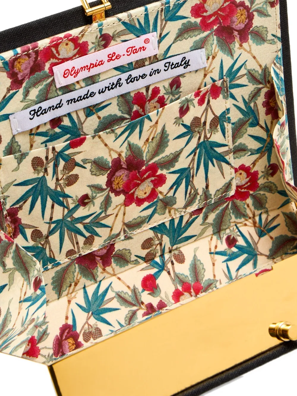 Olympia Le-Tan Clutch verfraaid met zon Veelkleurig