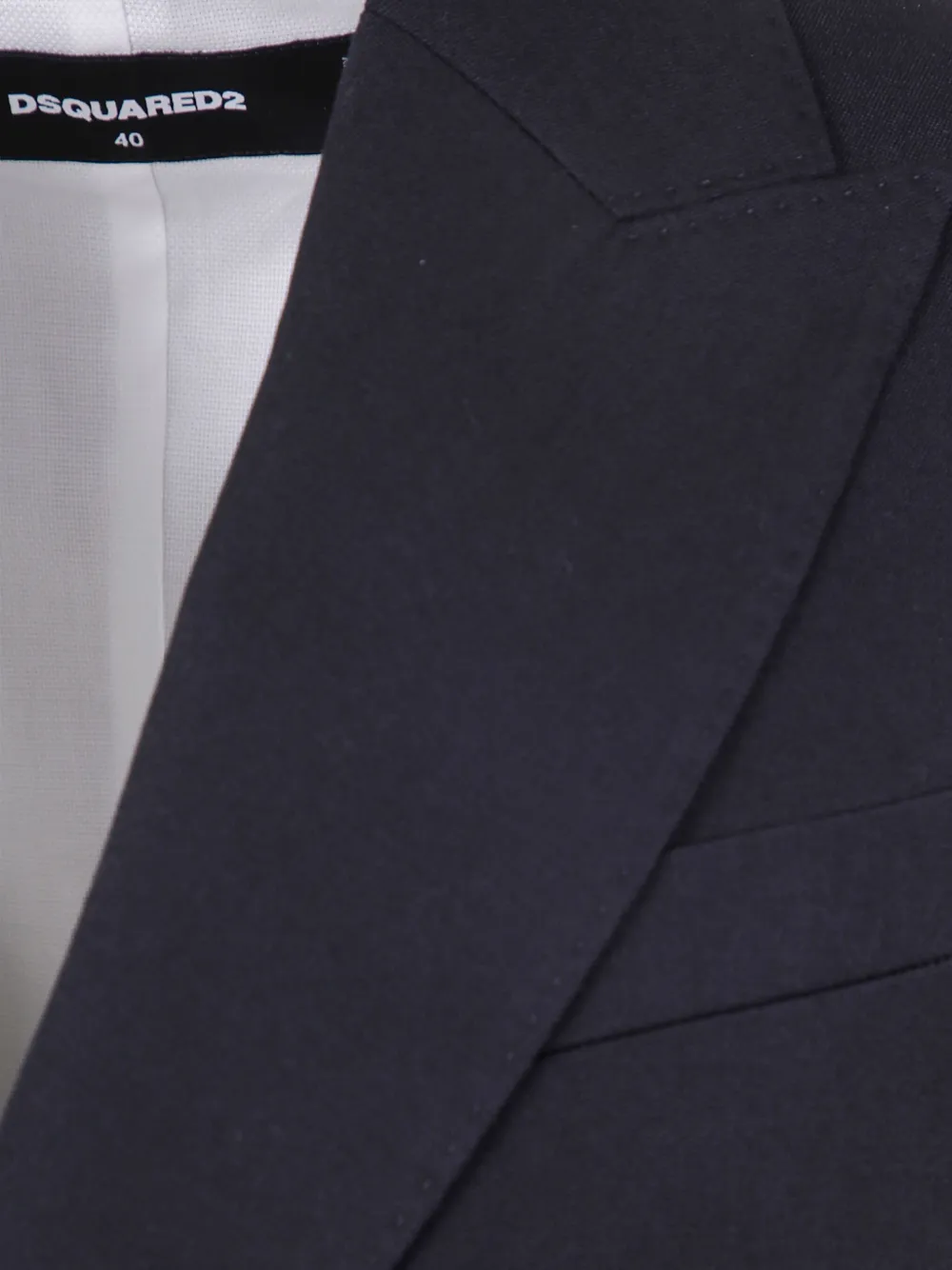 DSQUARED2 double-breasted wool blazer Zwart