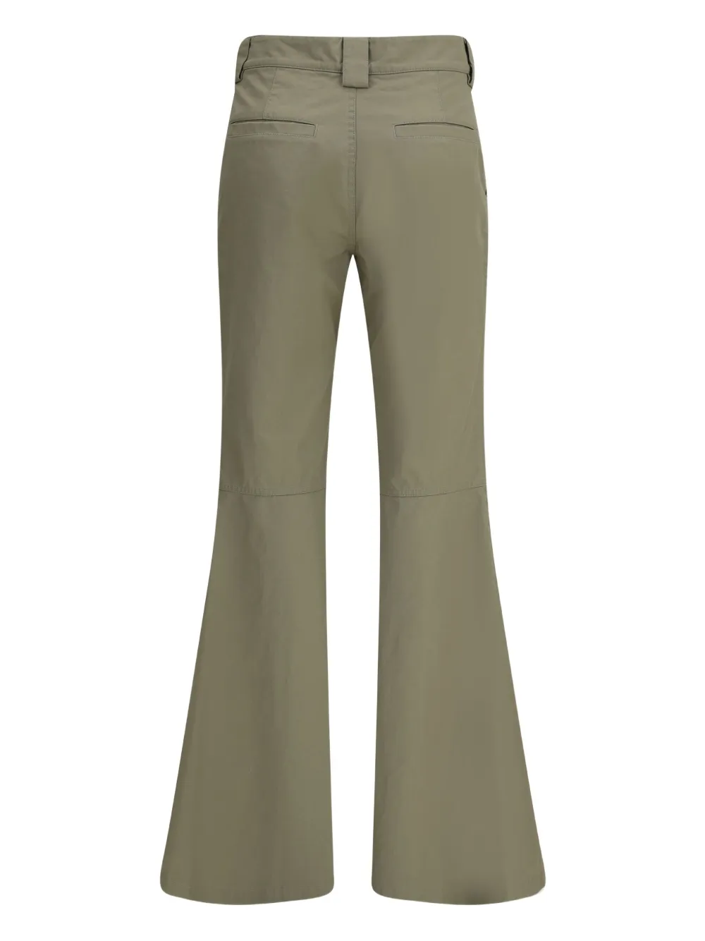 Balenciaga belt-loops trousers - Groen