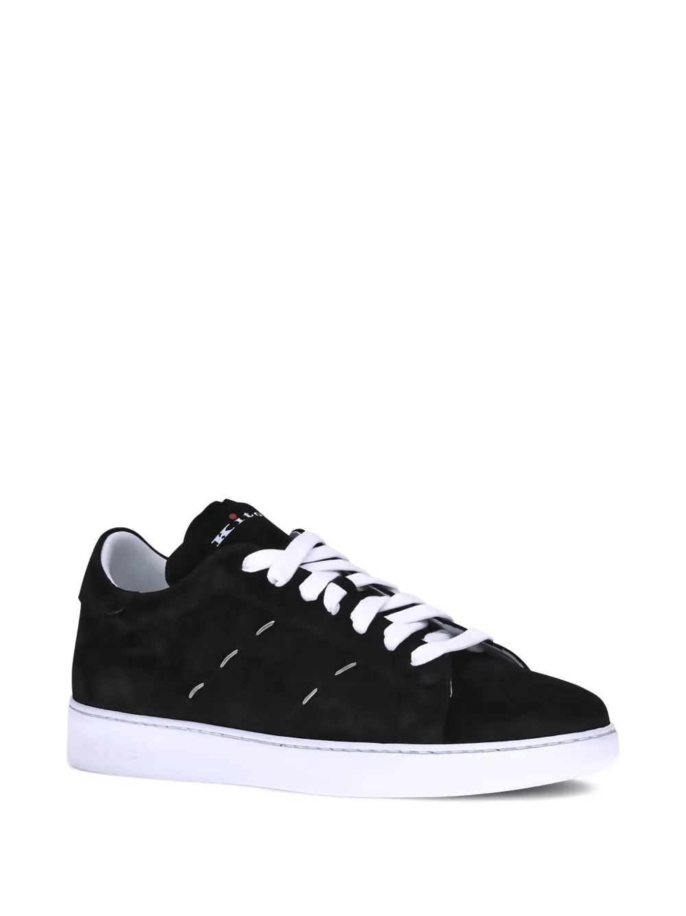 Kiton lace-up sneakers Black