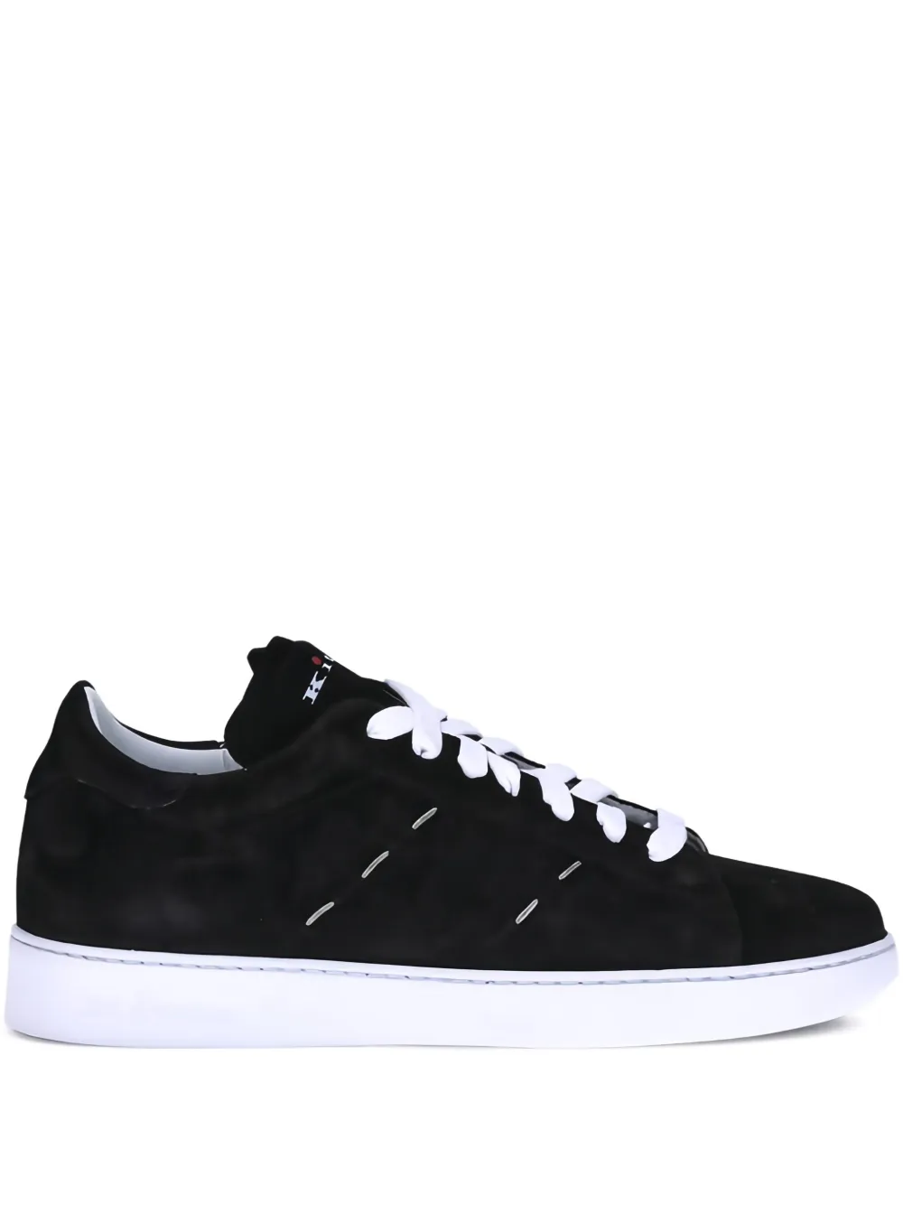 Kiton lace-up sneakers Black