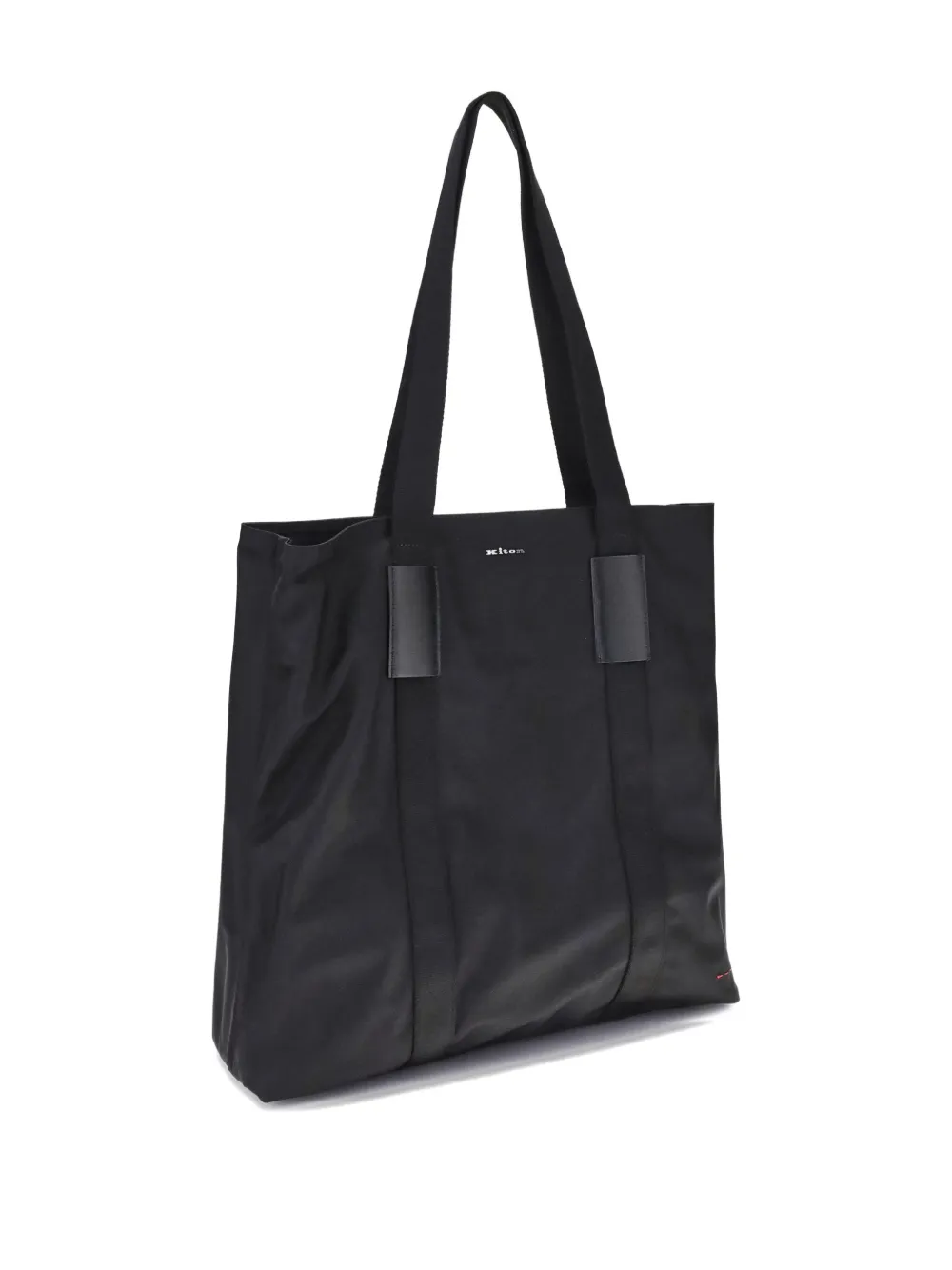 Kiton Nylon Tote Bag In Black