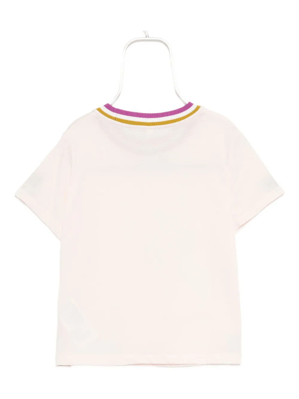 ZIMMERMANN Kids Katoenen T-shirt met logoprint Roze