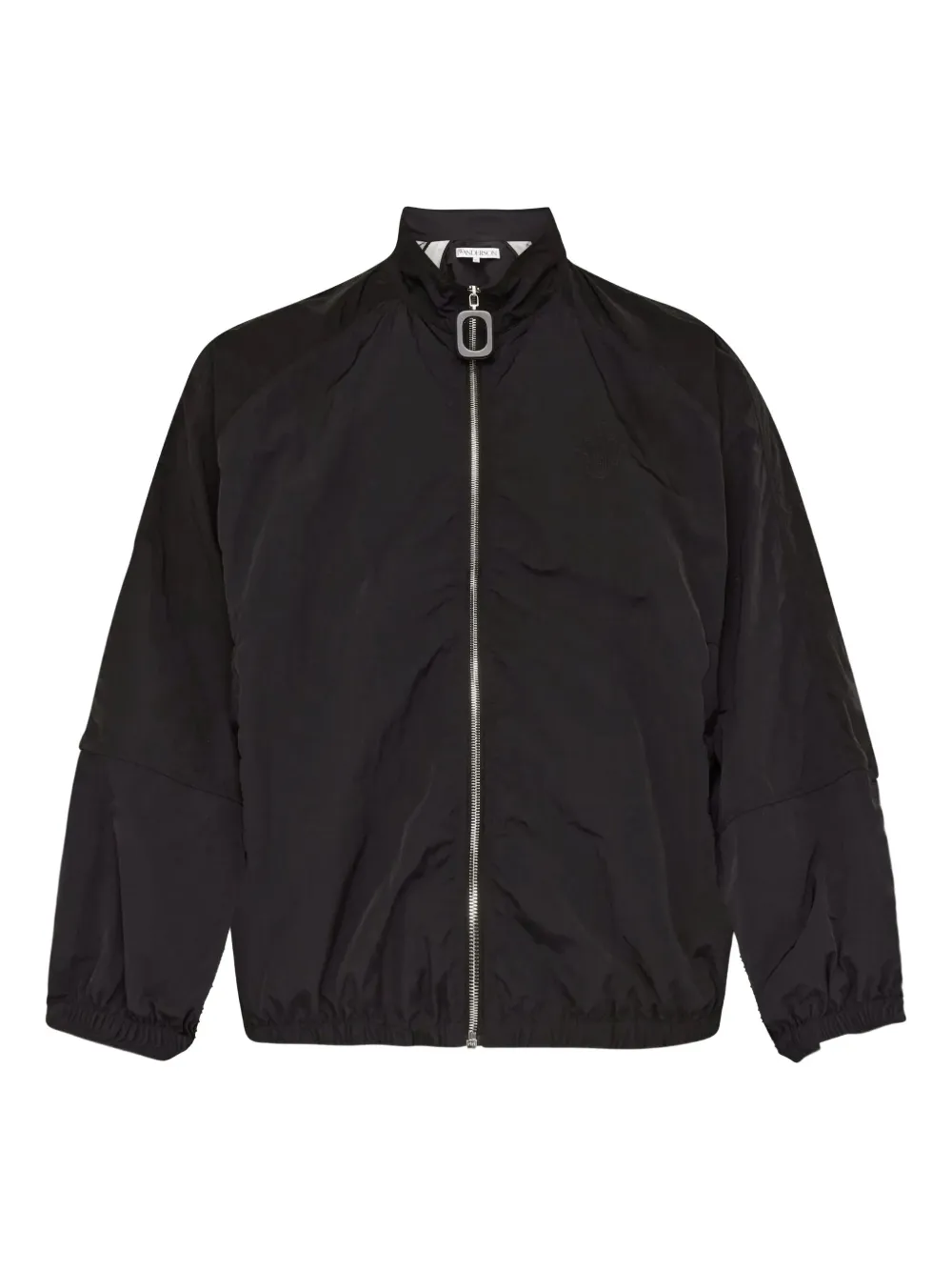 zip-fastening raglan-sleeve bomber jacket