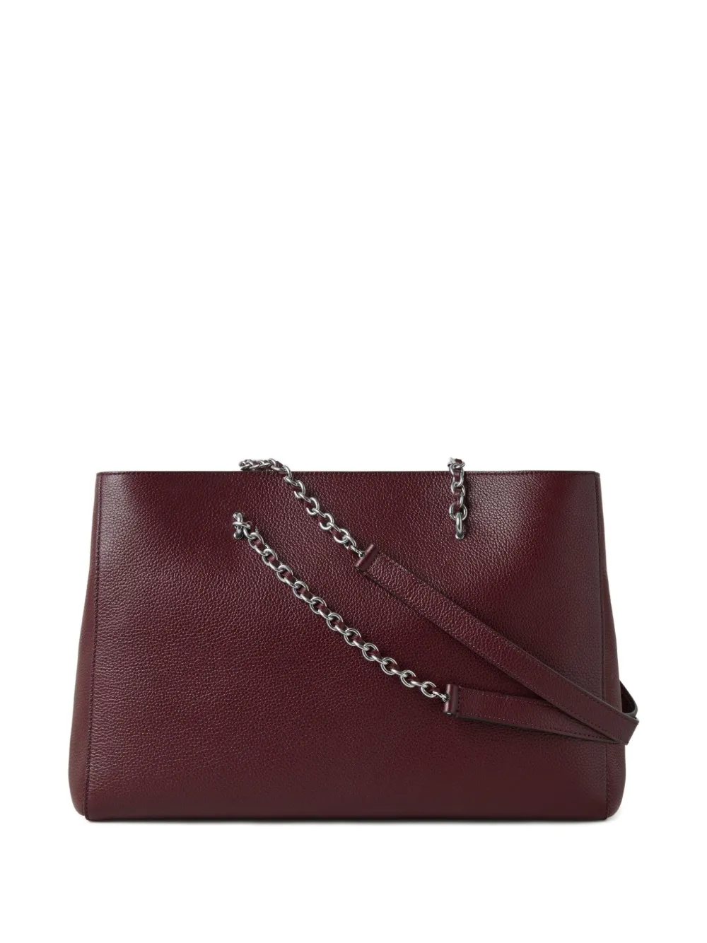 Mulberry Lily leren shopper met ketting Rood