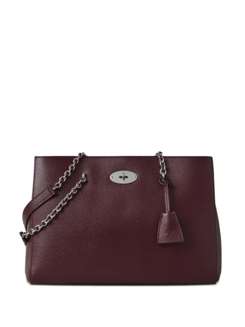 Mulberry Lily chain leather tote bag