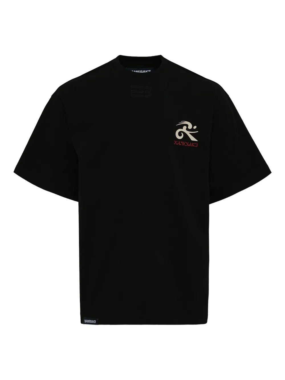 Namesake Print T-shirt In Black