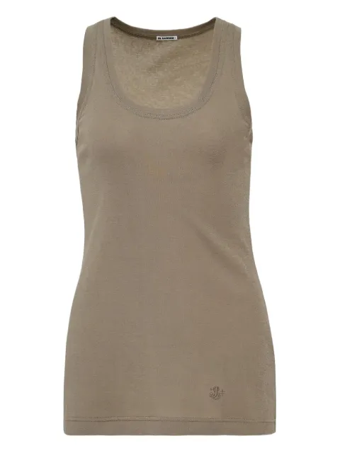 Jil Sander crew-neck vest top