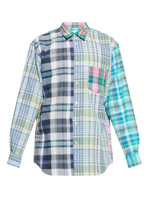 Comme Des Garçons Shirt camisa con cuadros estampados
