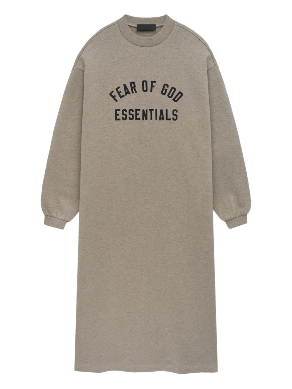 FEAR OF GOD ESSENTIALS logo-embroidered sweatshirt dress | Grey | Image 1