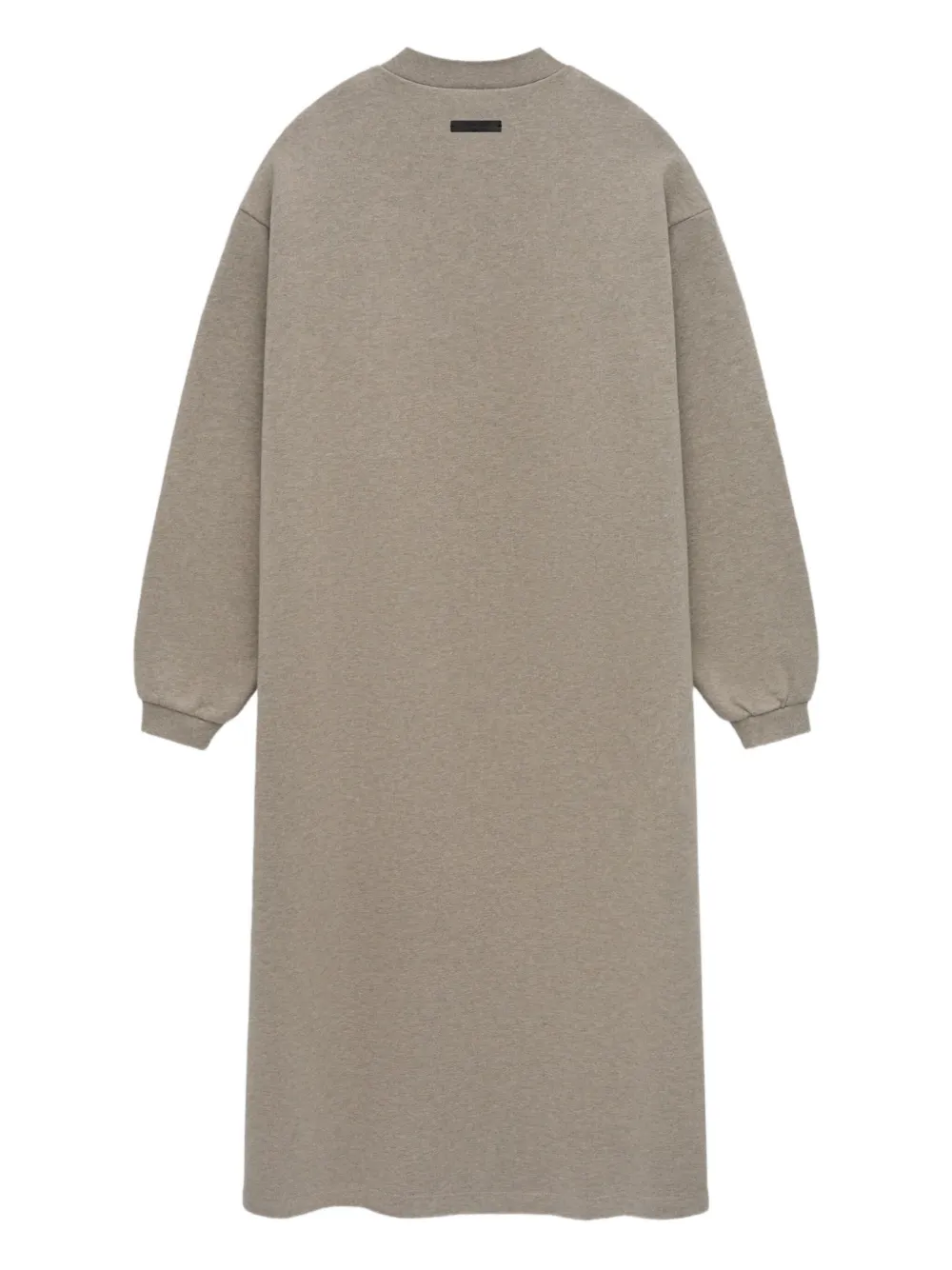 FEAR OF GOD ESSENTIALS Sweaterjurk met geborduurd logo - Grijs