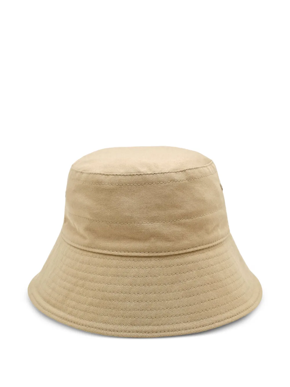 Jil Sander Vissershoed met logopatch - Beige
