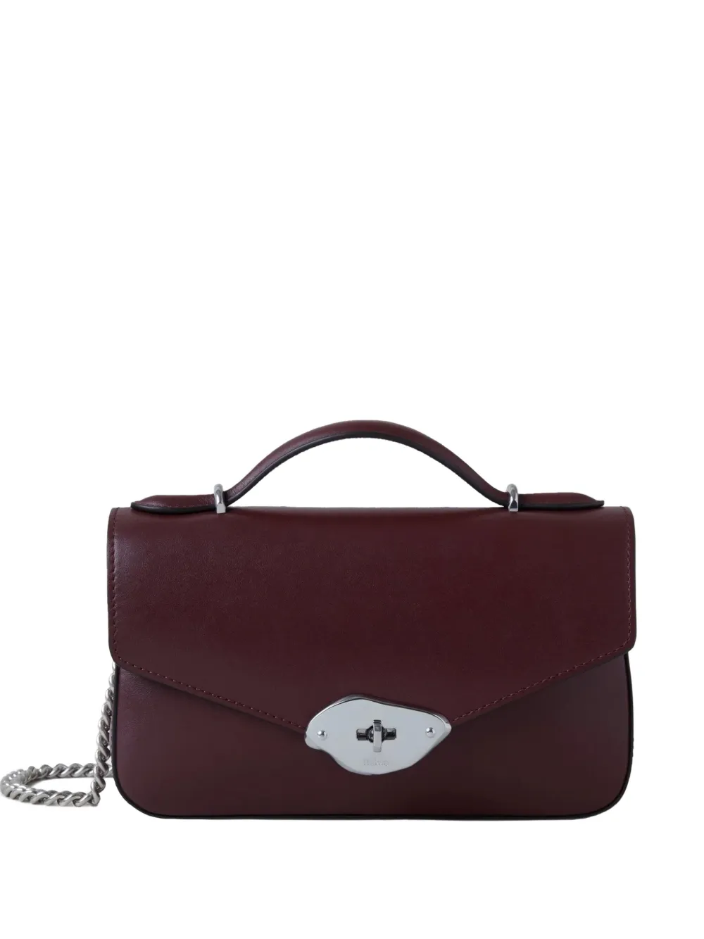Mulberry Lana Day Chain-strap Leather Satchel In Brown