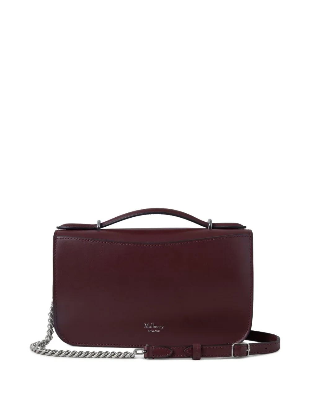Mulberry Lana Day Chain-strap Leather Satchel In Brown