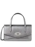 Mulberry small Darley metallic leather cross body bag - Silver