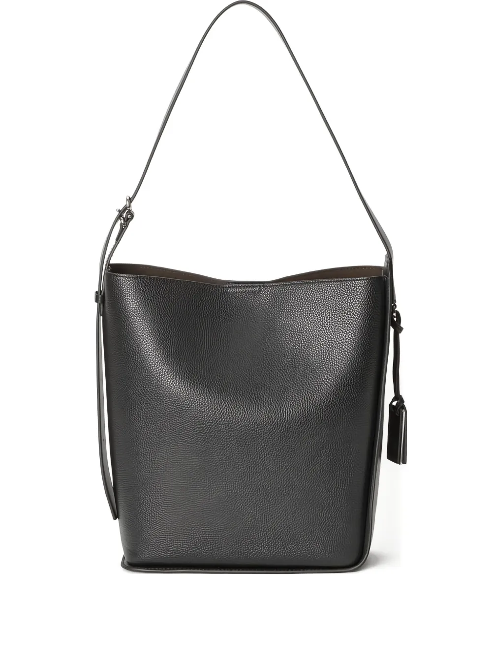 Joy Gryson Pebble-textured Shoulder Bag In Black