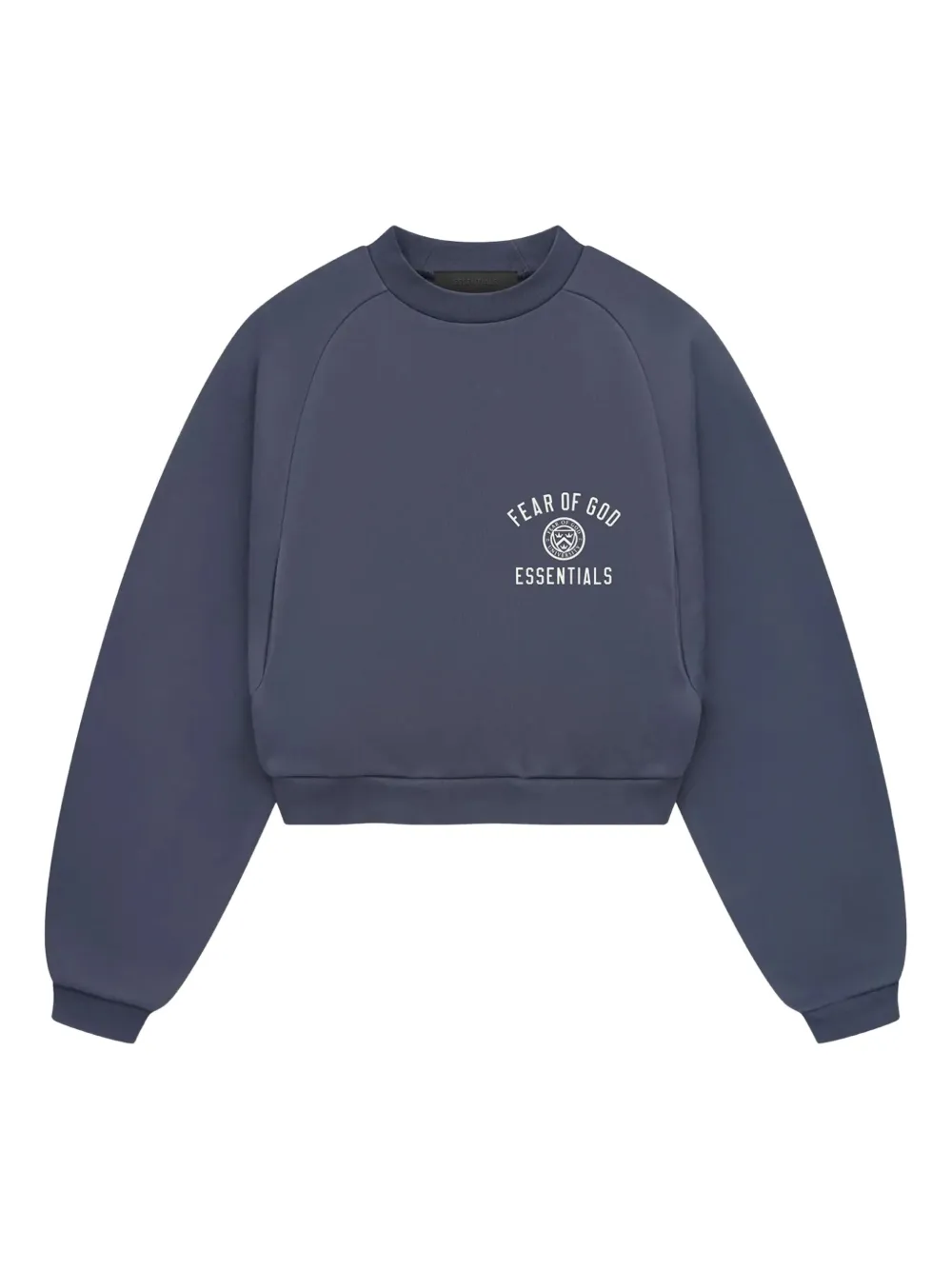 Essentials Logo-print Sweatshirt In Blue