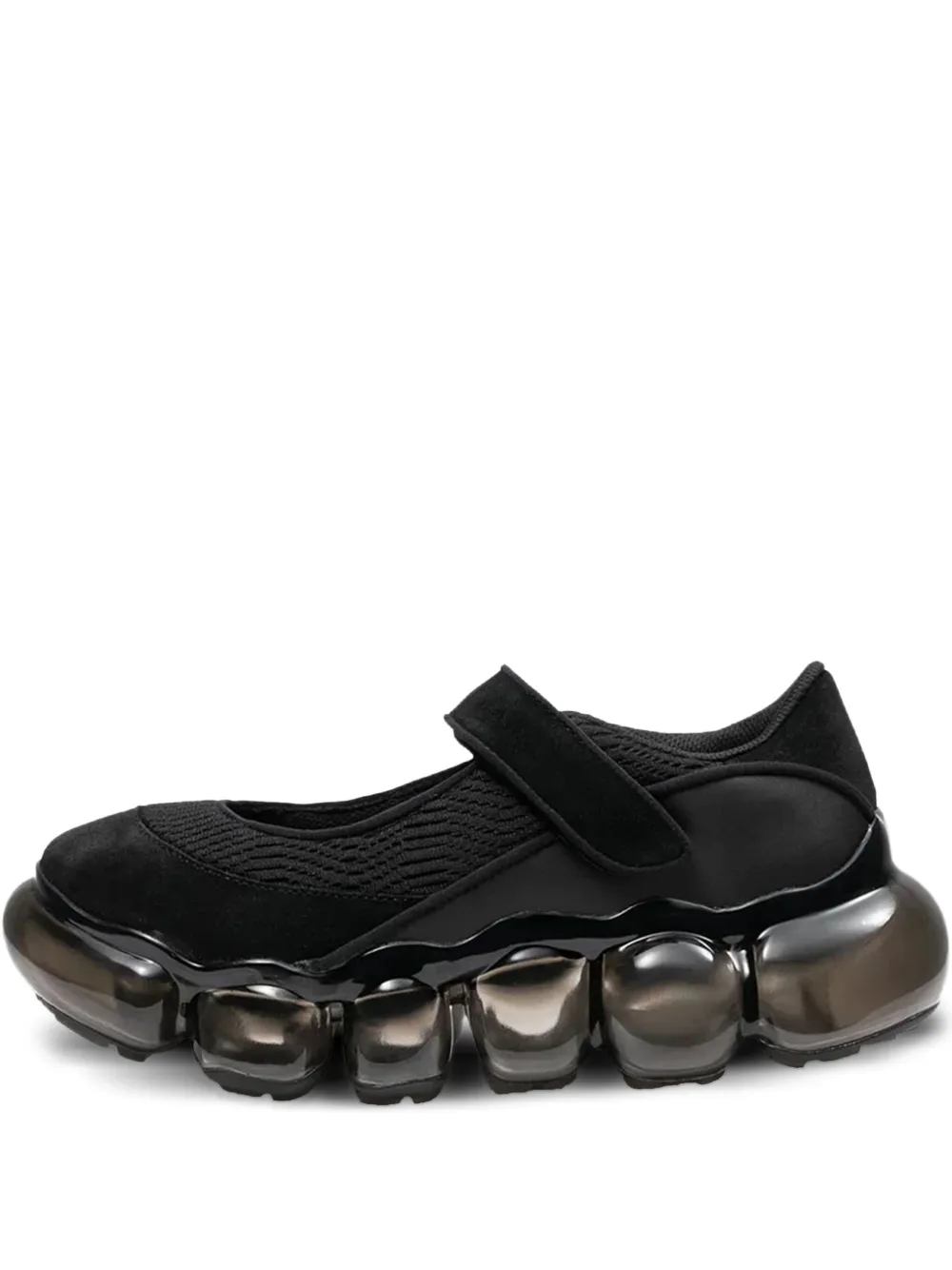 GROUNDS Moopie Mary Jane bubble-sole sneakers Black