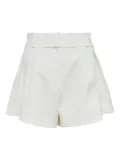 Alexia pleated shorts - White