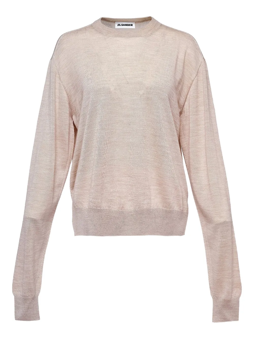 Jil Sander Sweater met ronde hals Beige