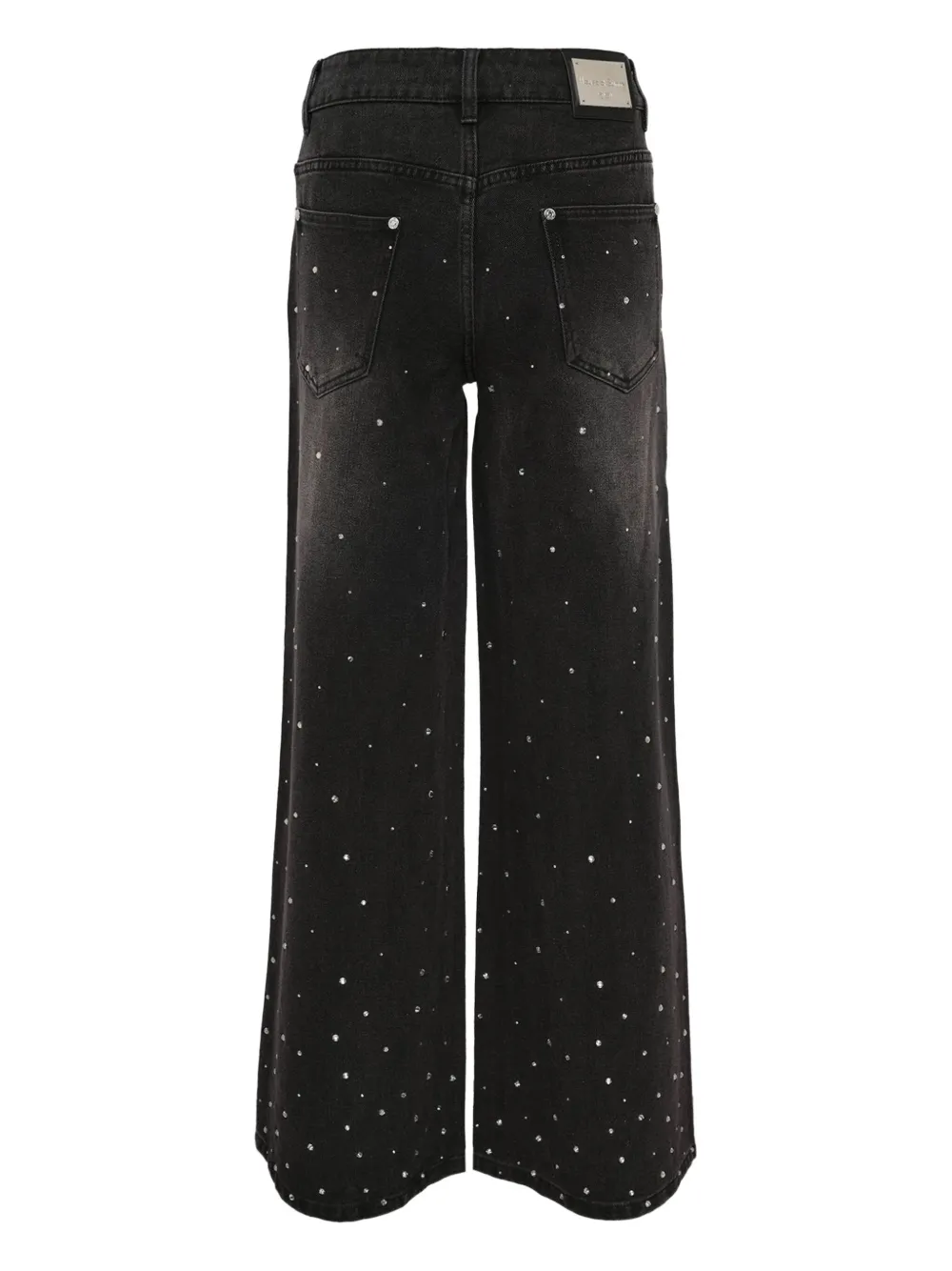 House of Sunny Verfraaide jeans - Zwart