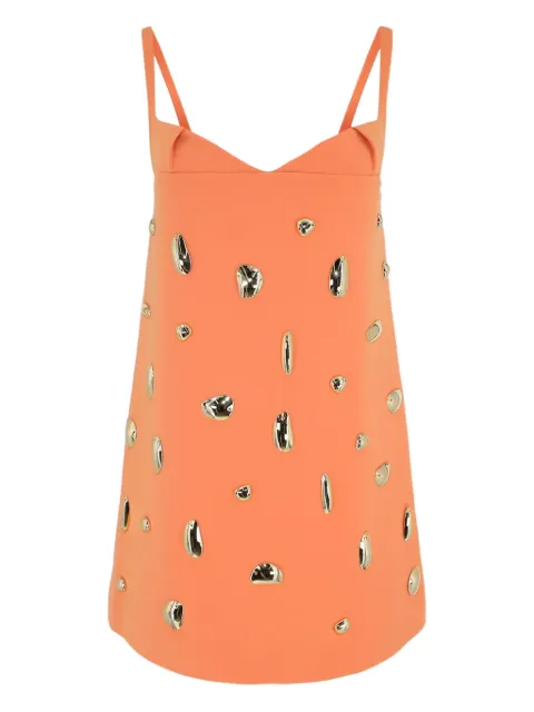 Alexis Larsen metallic-embellished dress