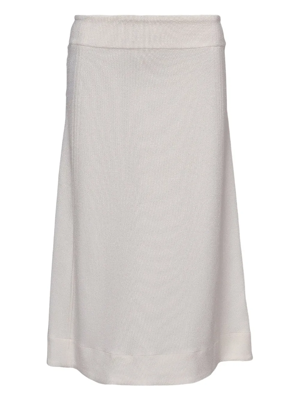Jil Sander textured A-line midi skirt | Neutrals | Image 1
