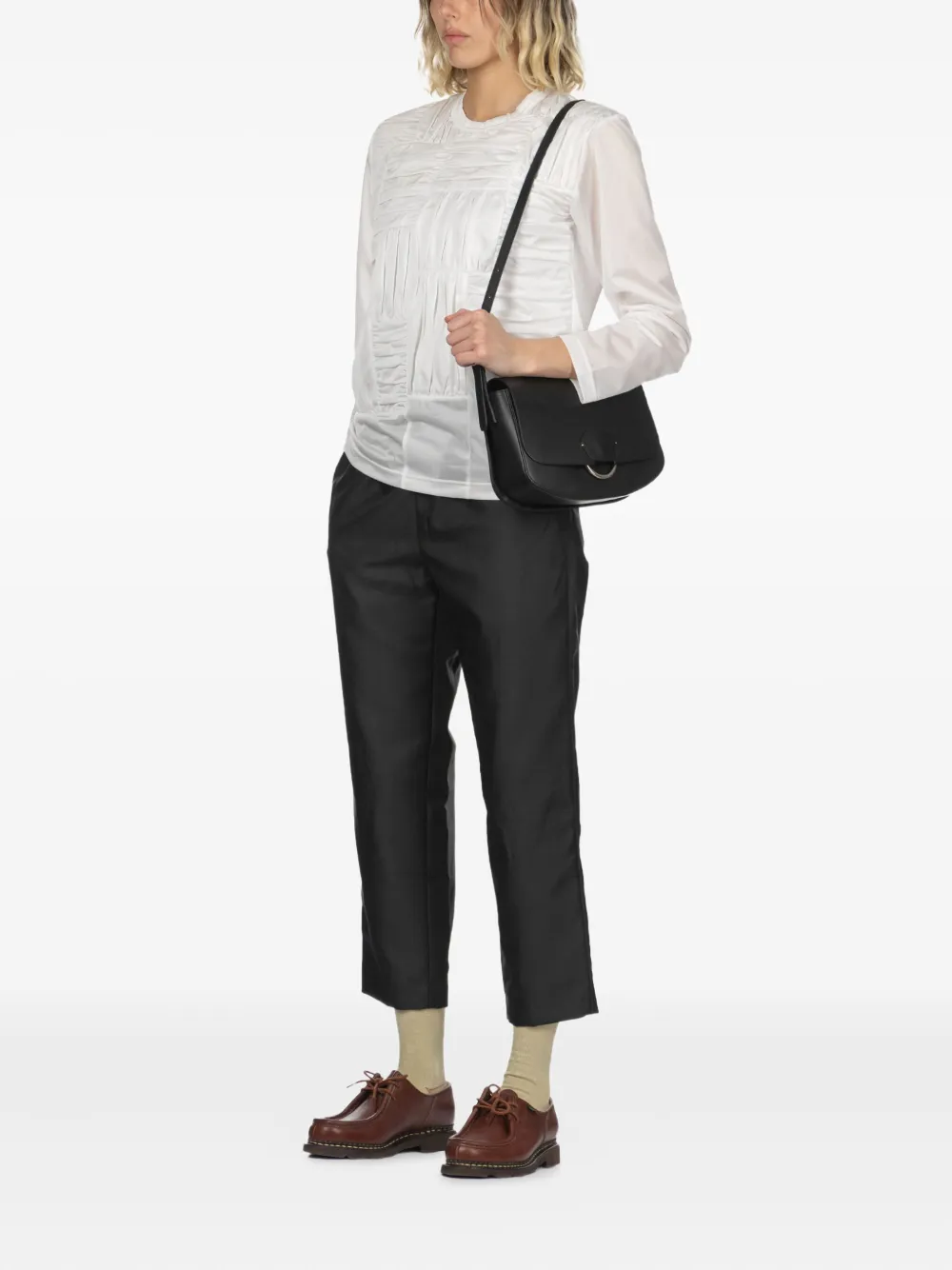Comme Des Garçons Comme Des Garçons crew-neck blouse - Wit