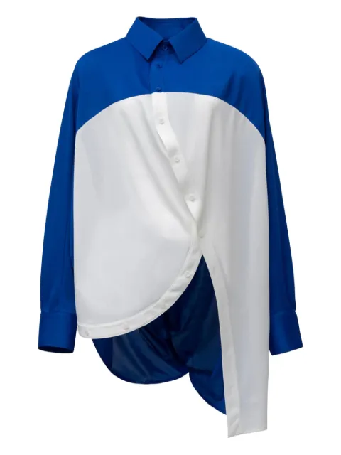 Anrealage Doraemon colour-block asymmetrical shirt