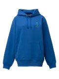Anrealage AZ Doraemon logo-print hoodie - Blue