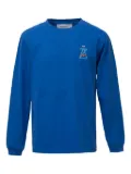 Anrealage x Doraemon drone-print long-sleeve top - Blue