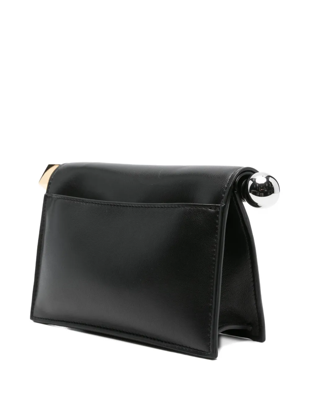 Jacquemus The Small Rond Carré kleine clutch Zwart
