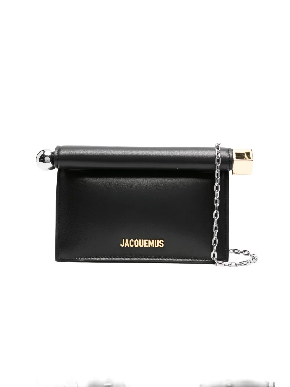 Jacquemus The small Rond Carré clutch bag - Nero