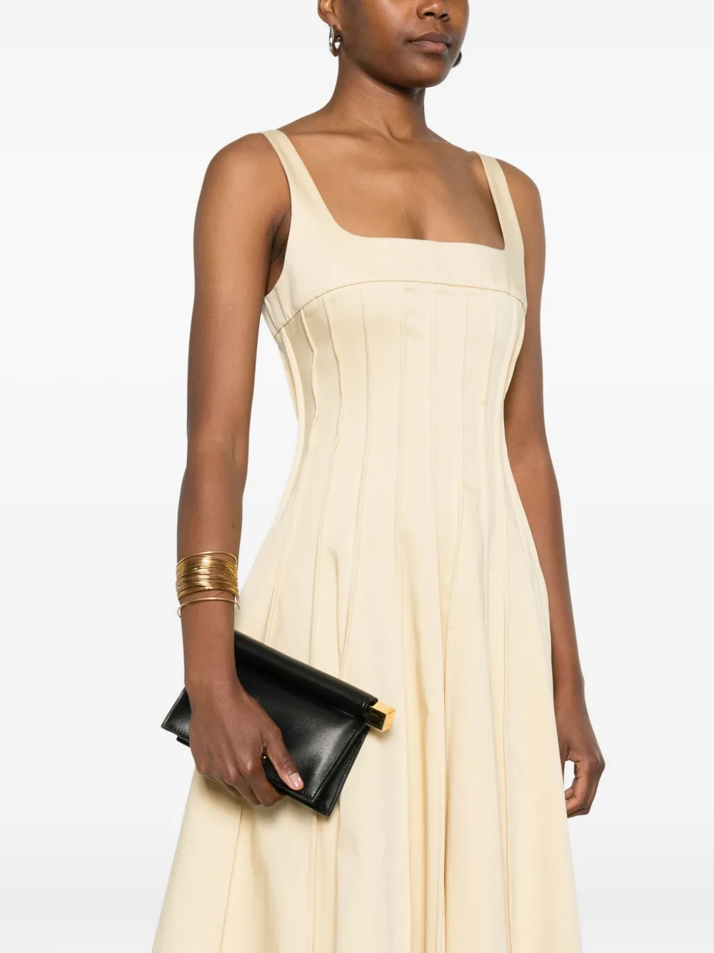 Jacquemus The Small Rond Carré kleine clutch Zwart