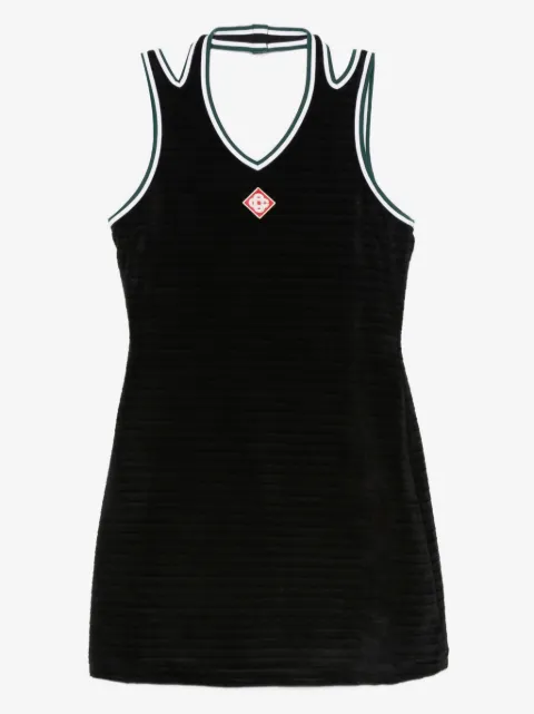 Casablanca ribbed sleeveless dress